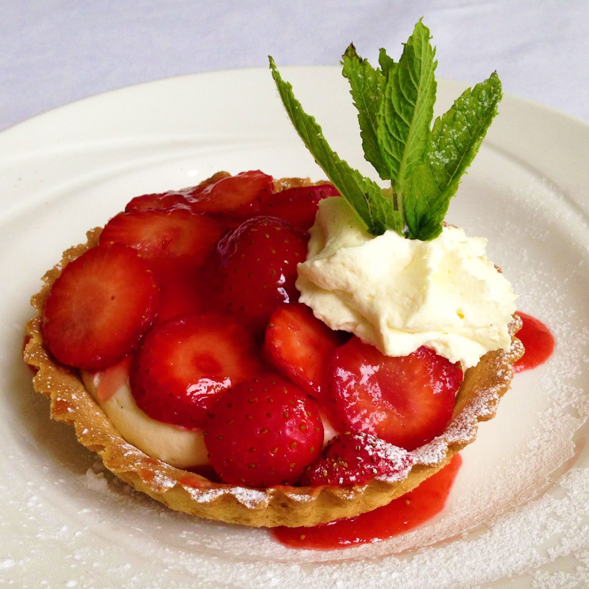 Photo of a strawberry tart