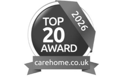 carehome.co.uk Top 20 2026 Award Logo